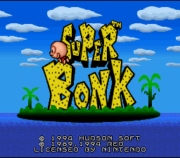 Super Genjin screenshot 2 for Super Famicom